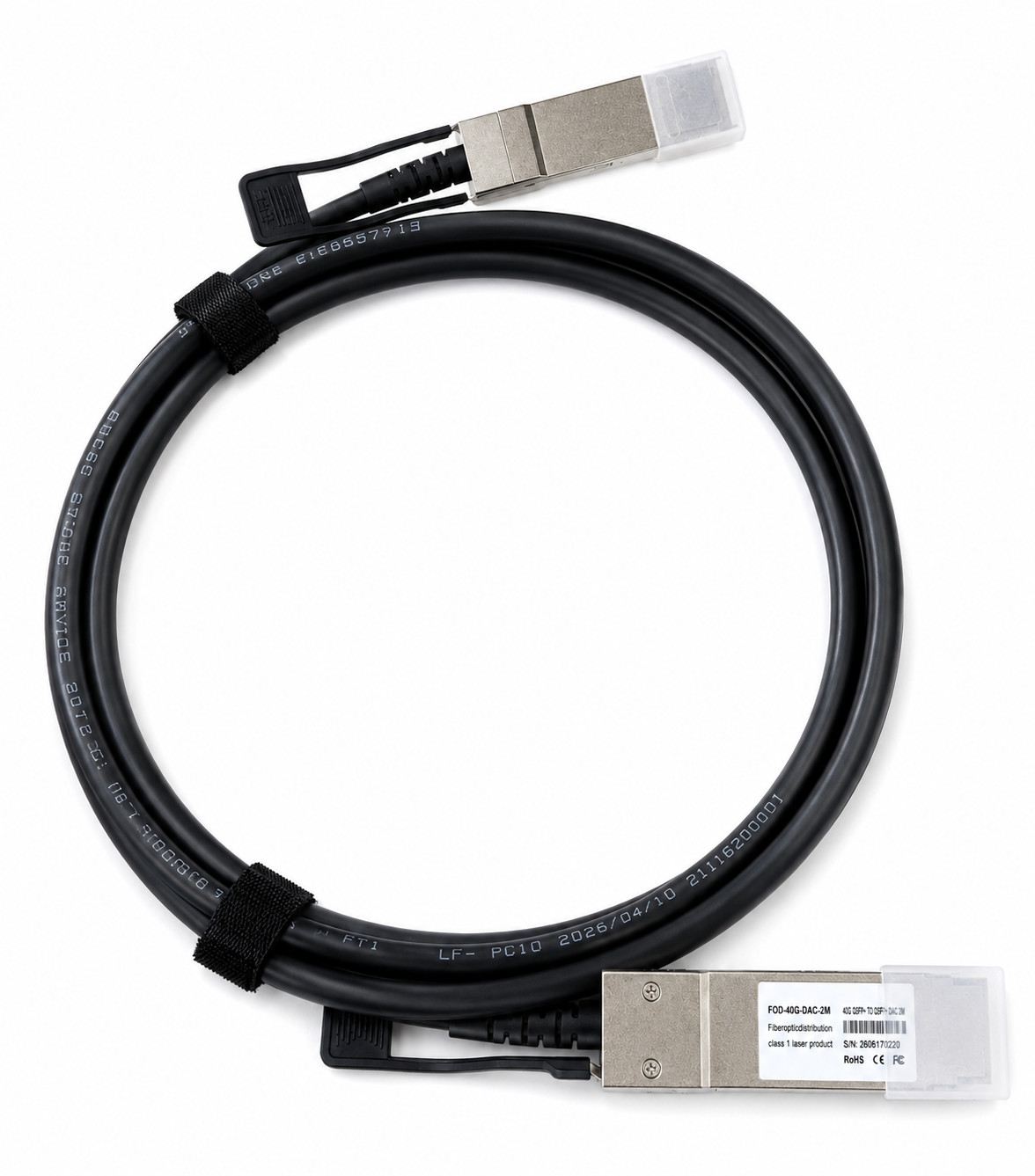 Fortinet SP-CABLE-FS-QSFP+2 Compatible 40G QSFP+ DAC Cable -3748