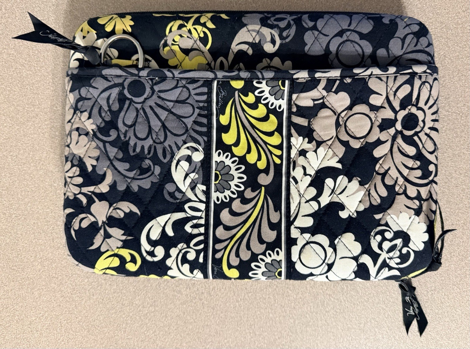 Vera Bradley "Mini Laptop Case" (Hard Shell / Hardcase) Retired Baroquet Pattern