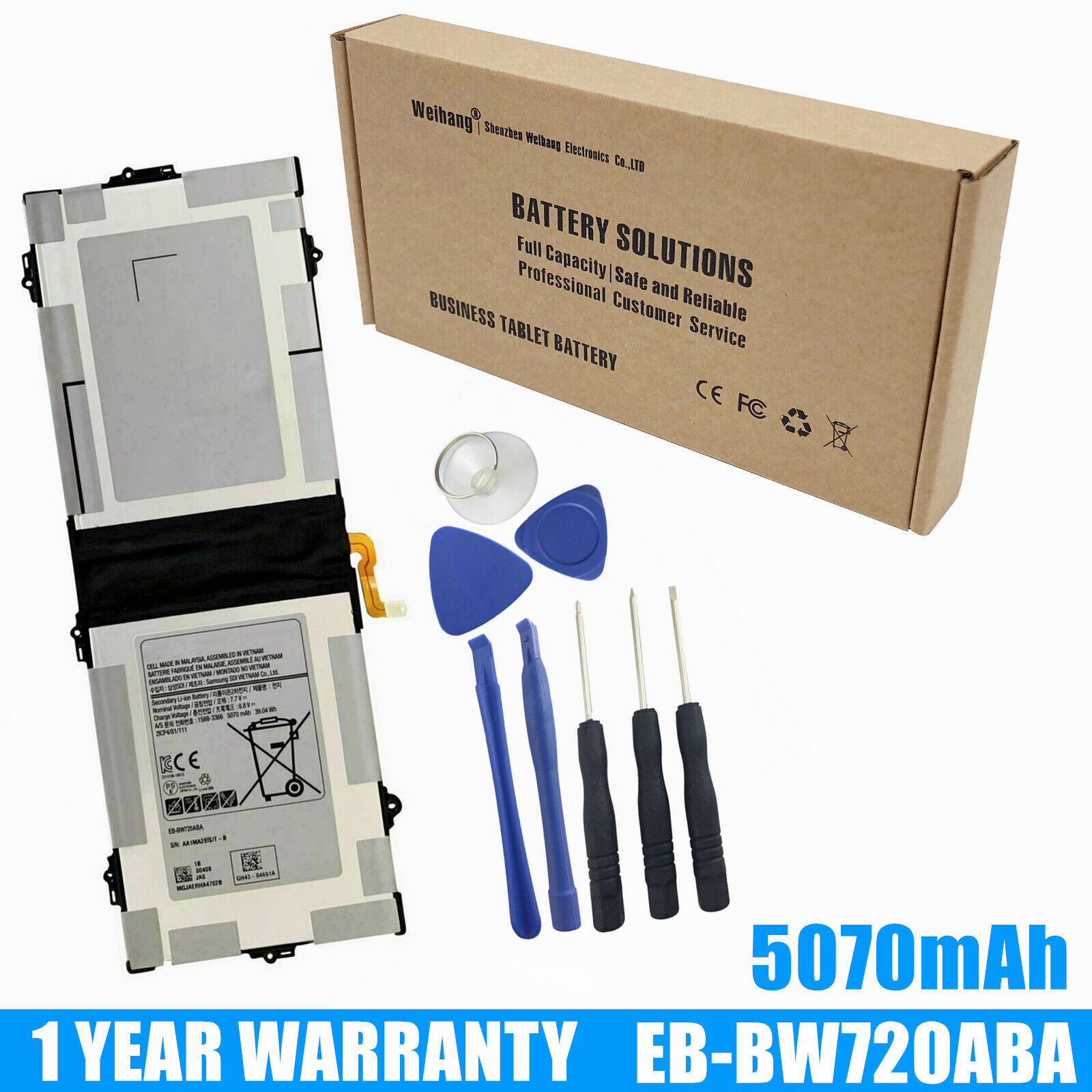 New Battery EB-BW720ABA For Samsung Chromebook 4 4 Plus 4+ XE310XBA XE350XBA