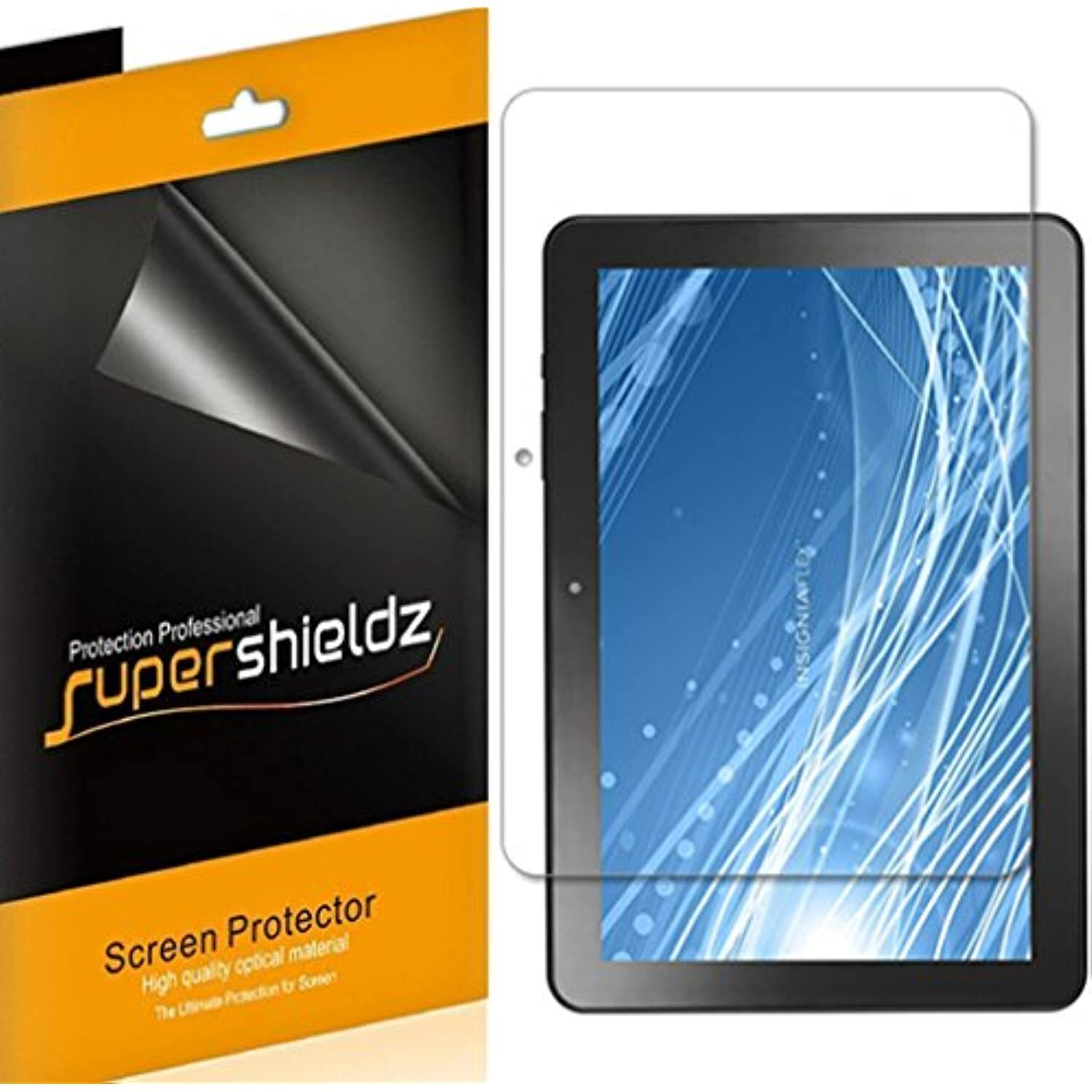 (3 Pack) Supershieldz Screen Protector for Insignia 10", and Insignia 10.1"