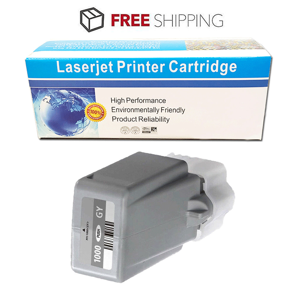 PFI-1000 Gray Compatible ink Cartridge Replacement for Canon imagePROGRAF