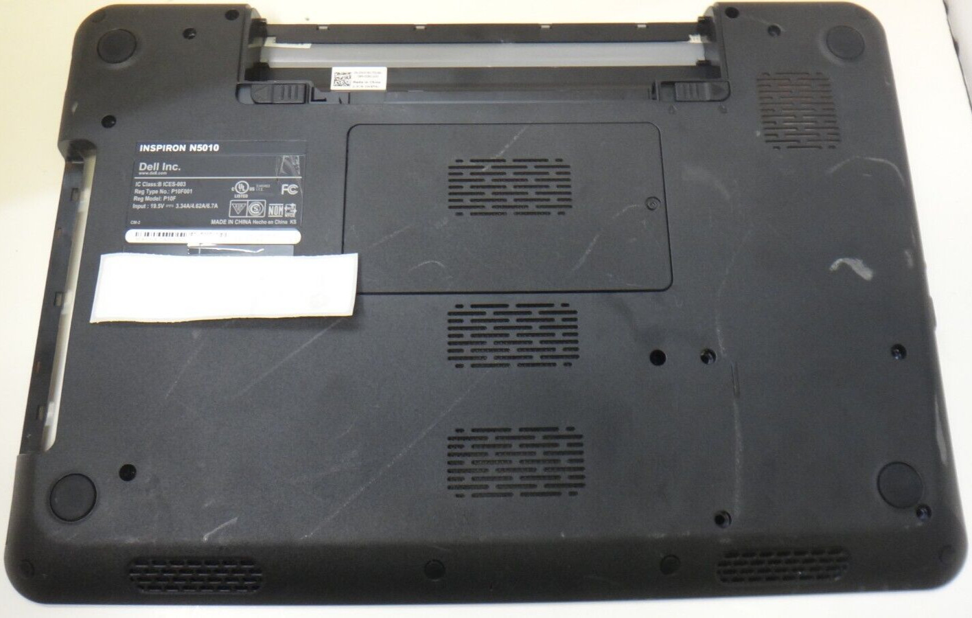 Genuine Dell Inspiron N5010 Bottom Base Cover  With Speakers YFDGX