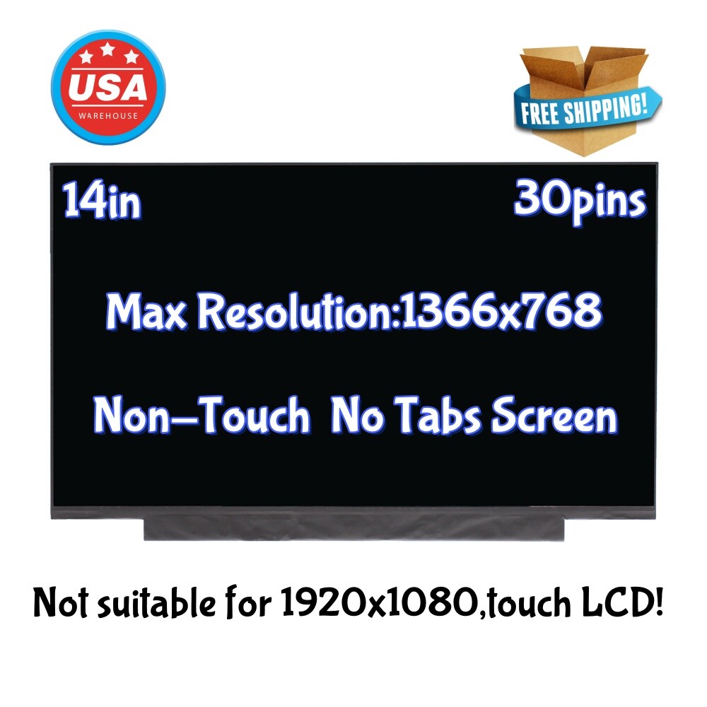 New For HP 14-DF0018WM LCD LED Display Replacement Screen 14" HD 1366X768 Panel