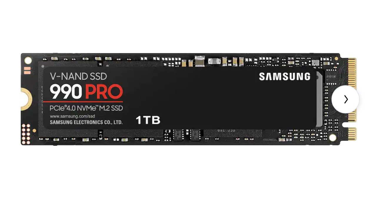 SAMSUNG 980 PRO 1TB NVME M.2 2280 SSD