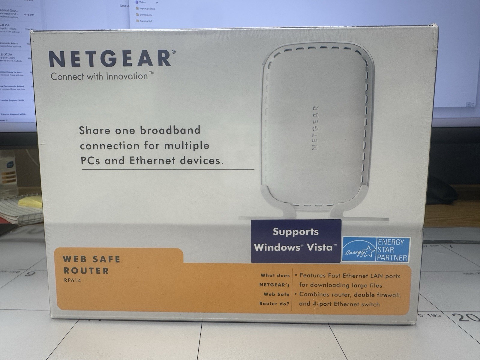 Netgear RP614 100 Mbps 4-Port 10/100 Wired Web Safe Router BRAND NEW 