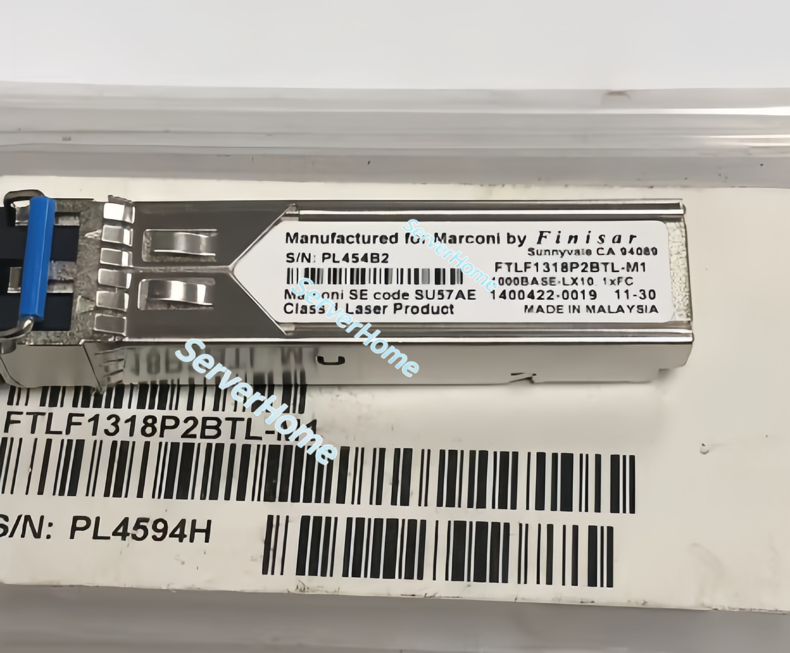 Finisar FTLF1318P2BTL/M1 1000BASE/LX 1/25G 10km Single/Mode SFP Transceiver//