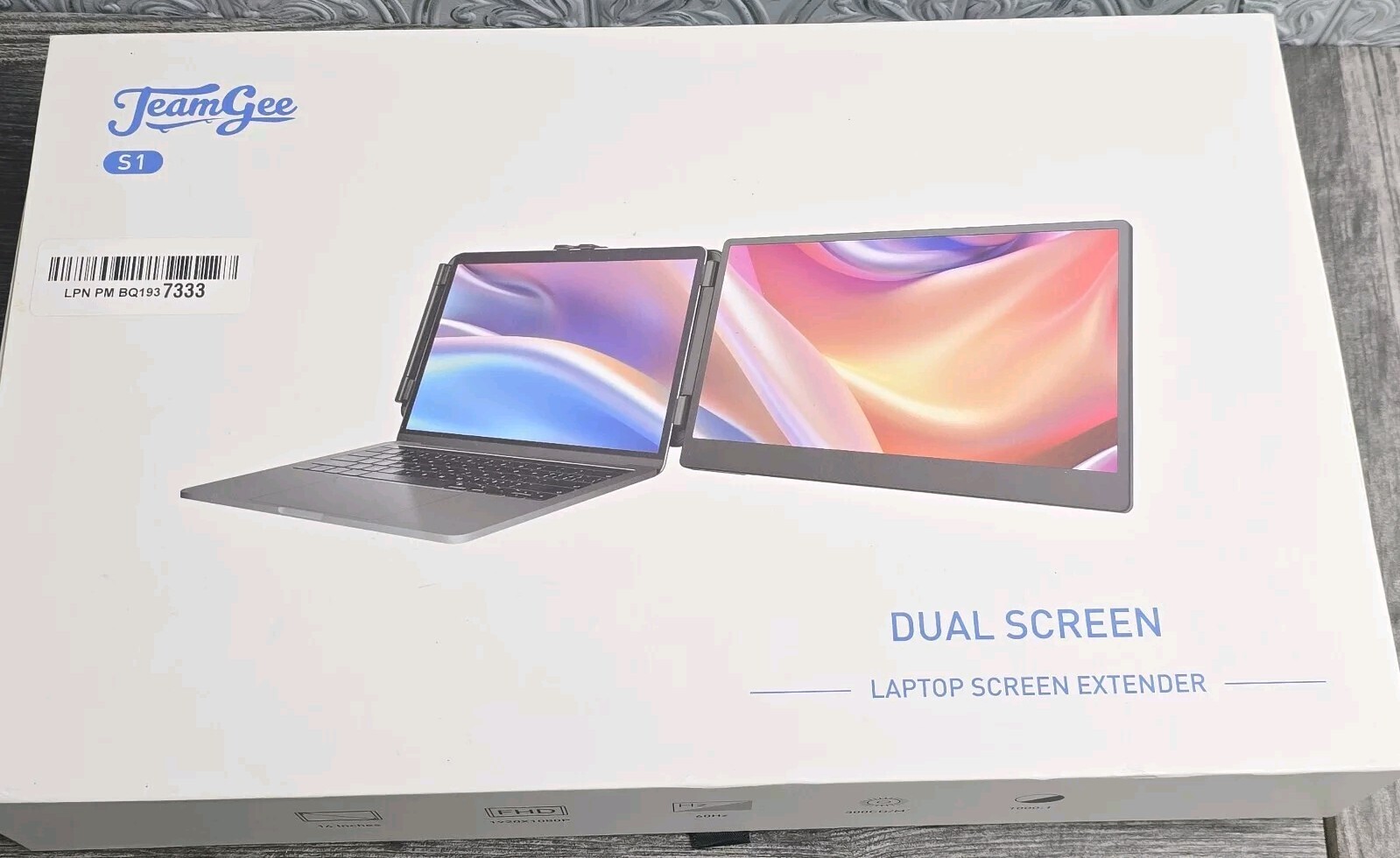 Teamgee S1 14” Dual Screen Portable Monitor (New OB) 
