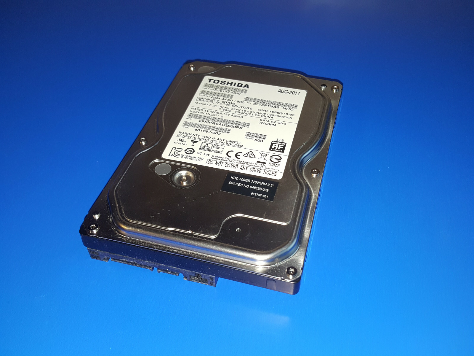 HP Pavilion p6630f - 500GB 7200RPM Hard Drive Windows 10 Pro 64-Bit Loaded