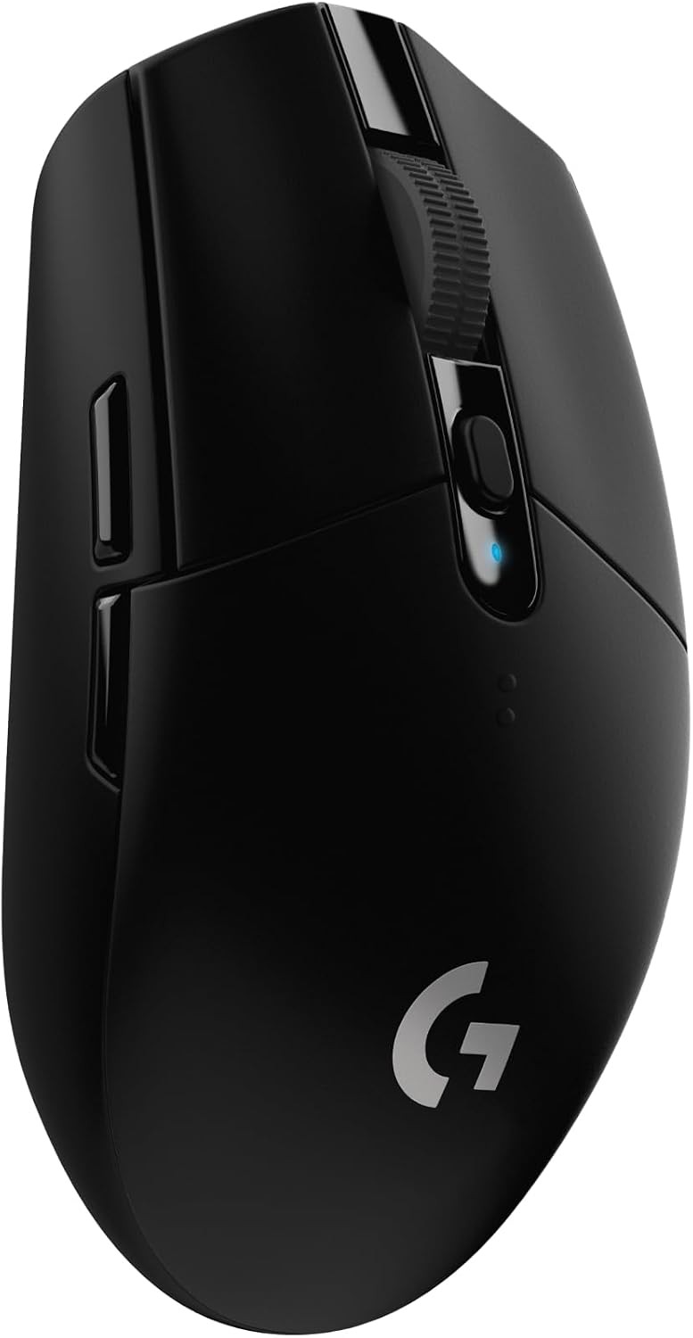 Logitech G305 Lightspeed Wireless Gaming Mouse - Black 4.6" x 2.4" x 1.5",