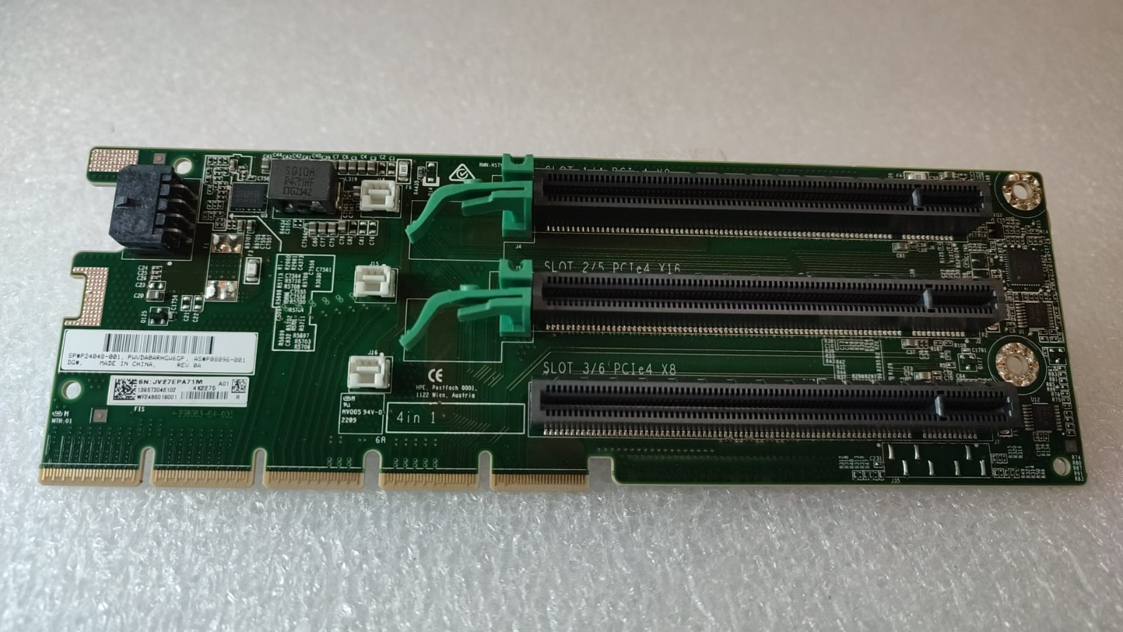 P24048-001 HP DL380 Gen10 Plus 3x16 Tri-Mode Riser Board