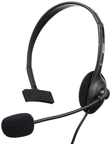 Buffalo Single-Ear Headband Headset Wired USB Connection