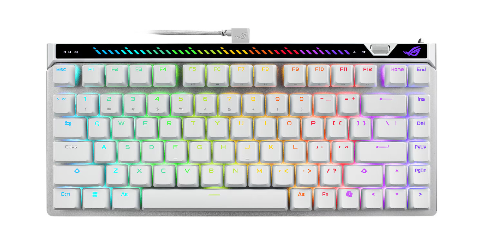 ASUS ROG Falchion Ace 75% Wired Magnetic HE RGB Gaming Keyboard White