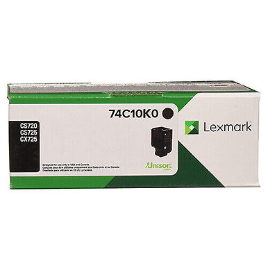 Lexmark CS720, CS/CX725 Black Toner Cartridge