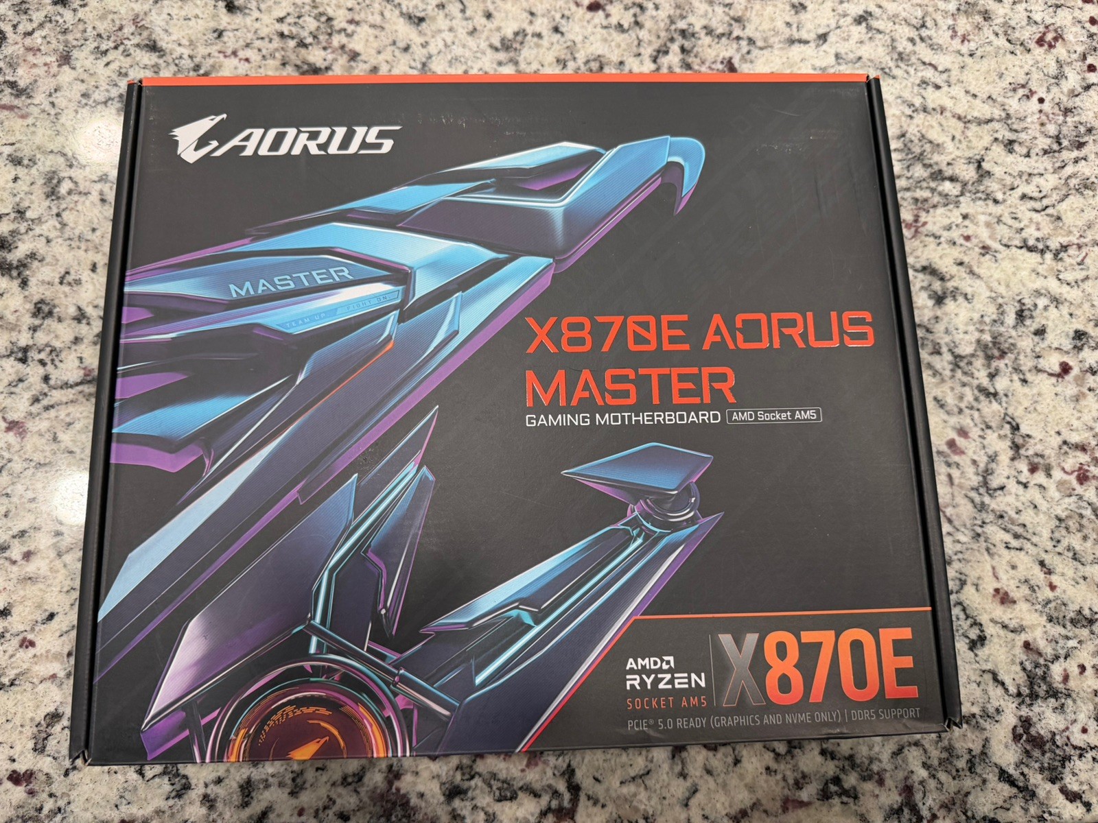 New Gigabyte X870E AORUS MASTER AM5 ATX AMD DDR5 Motherboard