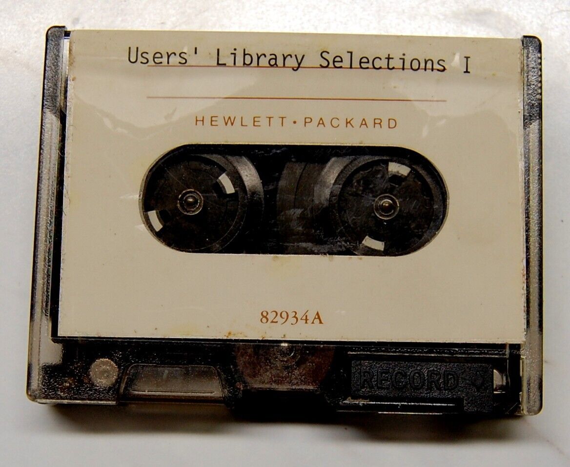 Rare Museum Item HP-85 Library Selections1 PAC 82934A