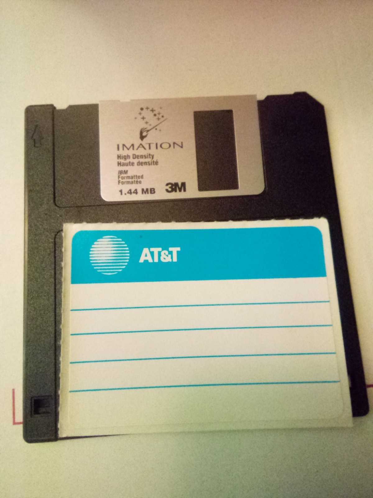 Imation HD 9 Pack Diskeytes 3.5-inch IBM Formatted 1.44MB 3M w/ Avery Case