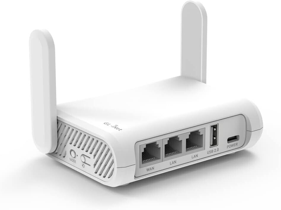 GL.iNet GL-SFT1200 Opal Secure Travel WiFi Router â€“ AC1200 Dual Band