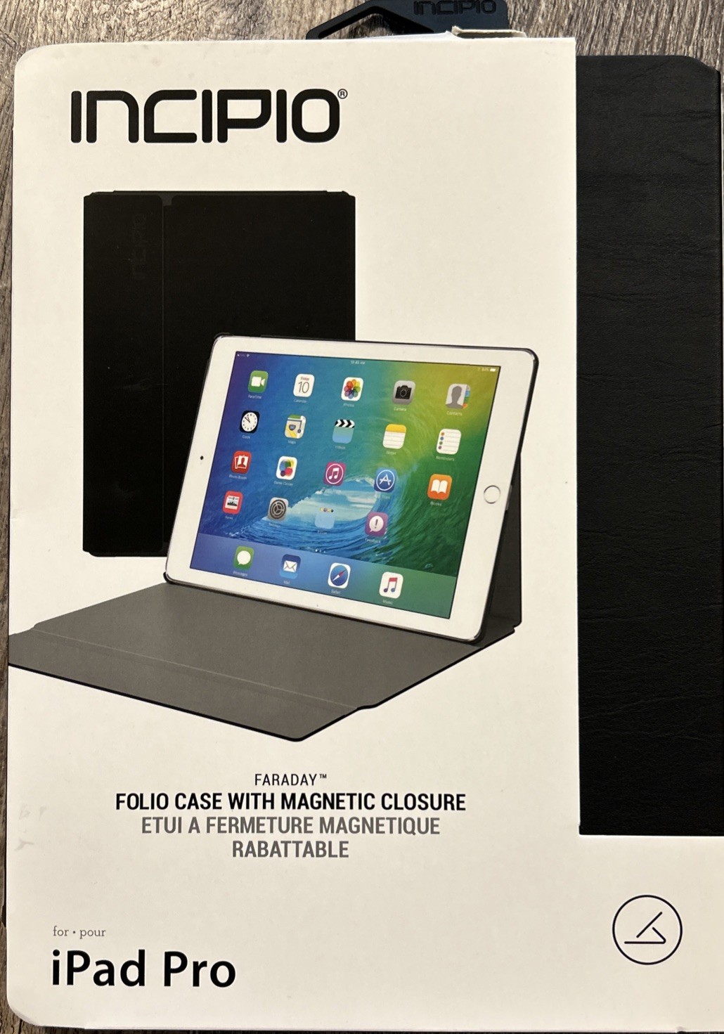 Incipio Faraday Durable Leather Folio Impact Protection Case for iPad Pro 12.9"