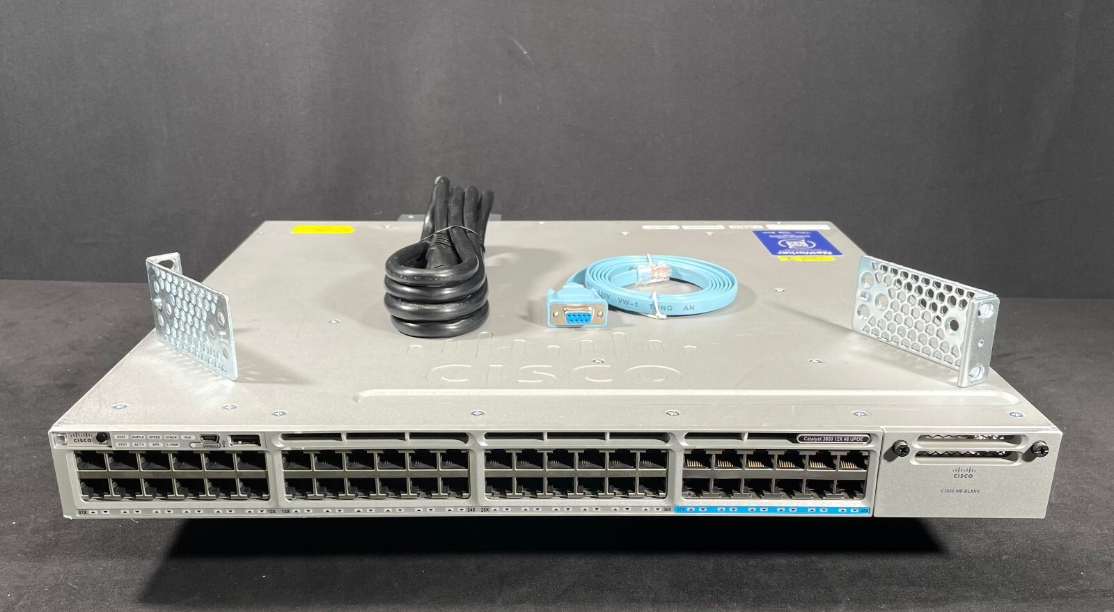 Cisco WS-C3850-12X48U-L 48 Port 10/100/1000 Modular Uplink Switch-Same Day Shipp