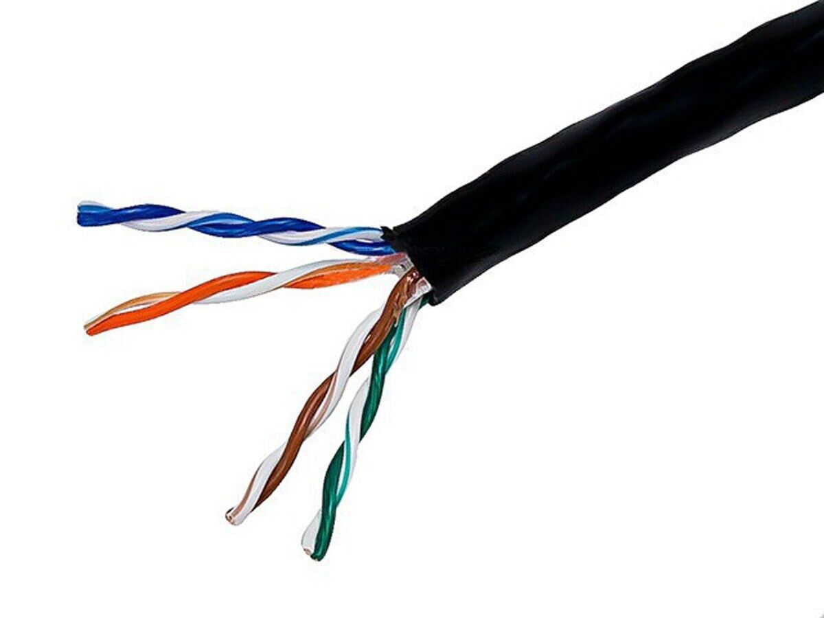 Monoprice Cat5e Ethernet Bulk Cable - Solid, 350MHz, UTP, 24AWG, No Logo, 1000ft
