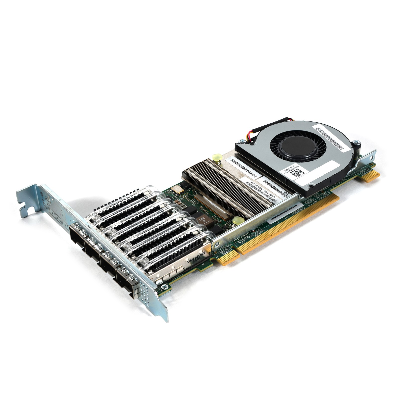Cisco UCSC-PCIE-C25Q-04 VIC 1455 Quad-Port 25GB SFP28 PCIe 3.0 x16 NIC Full Hght