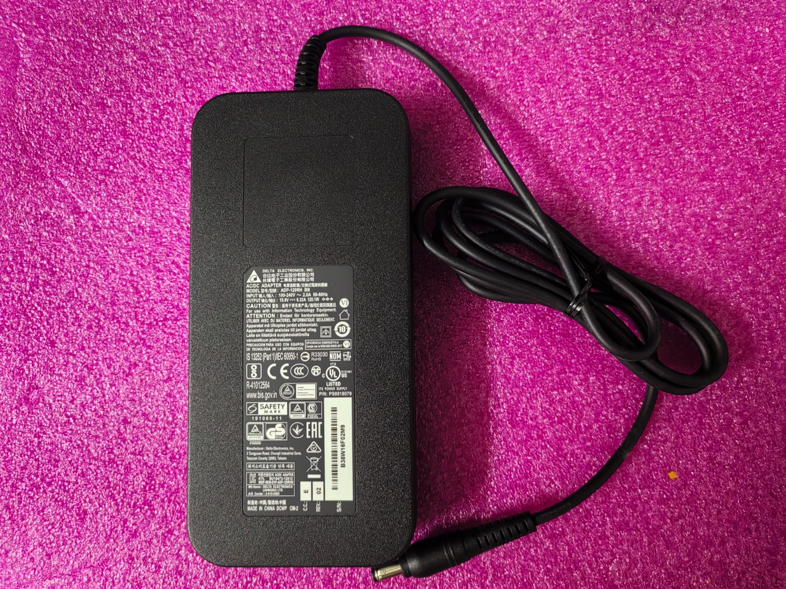 Delta 19V 6.32A 120W For Intel NUC 13 Pro Desk Edition Kit NUC13VYKi5 Original