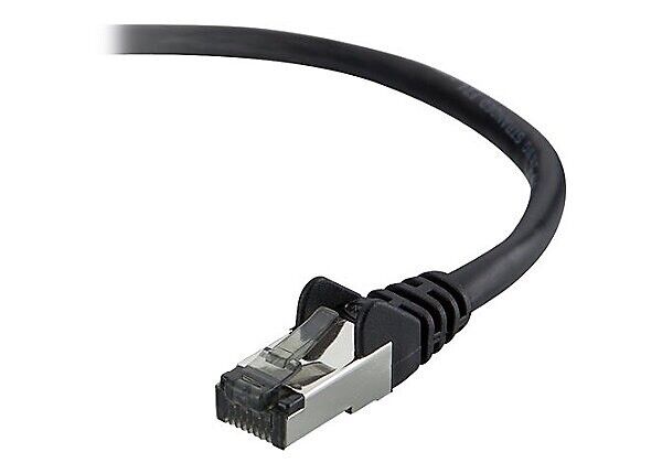 CDW Belkin 10' CAT 5e Patch Cable - Black (Lot Of 2)
