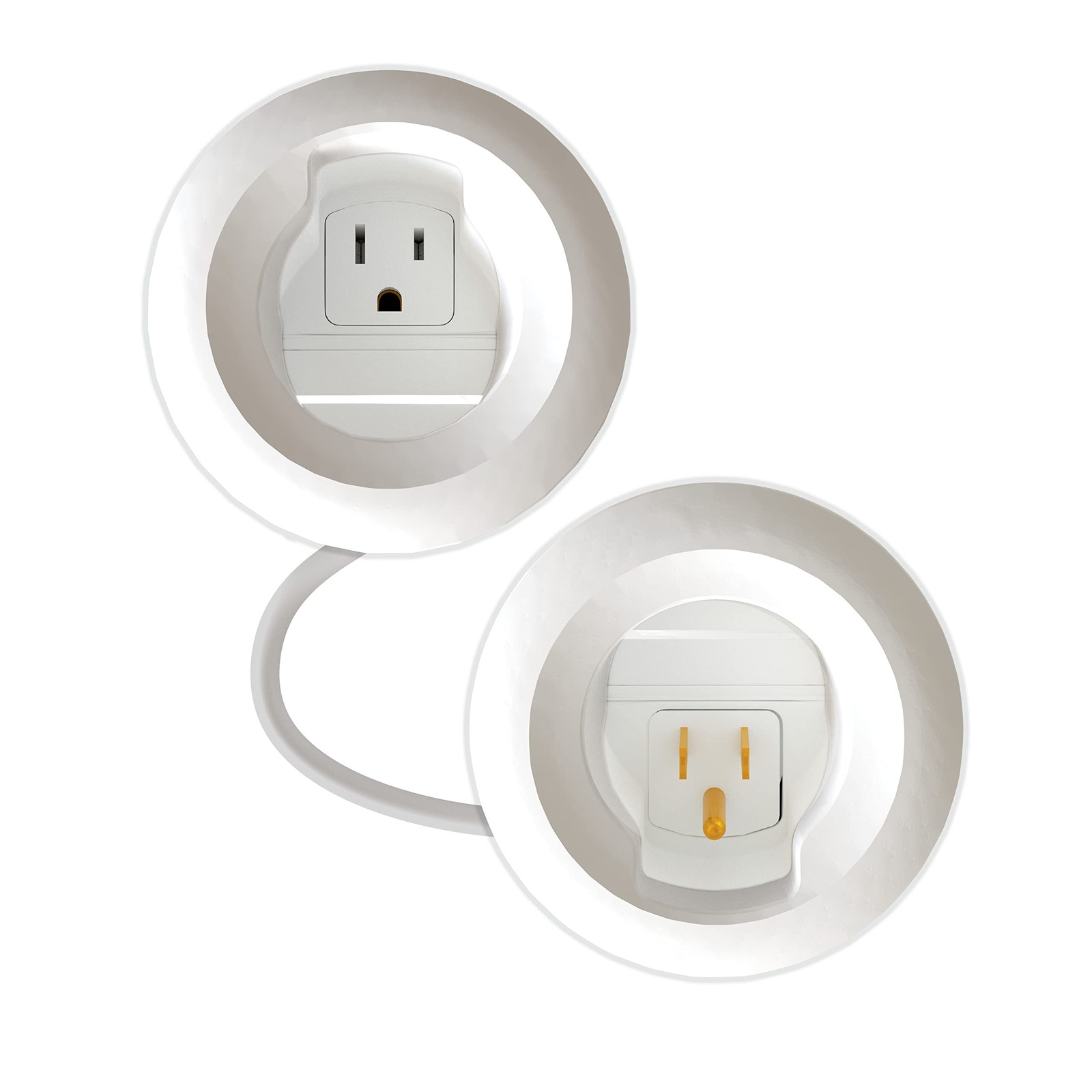 Legrand Wiremold In-Wall TV Power and Cable Grommet Kit White 1 Pack