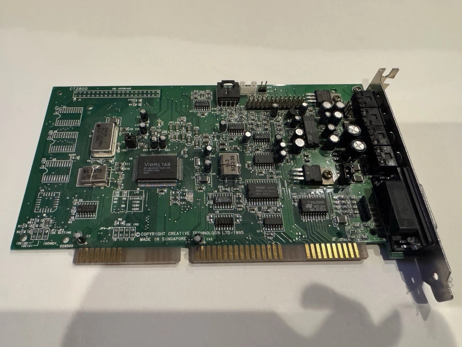 Creative Labs CT2800 Sound Blaster Vibra 16S ISA SoundCard Yamaha