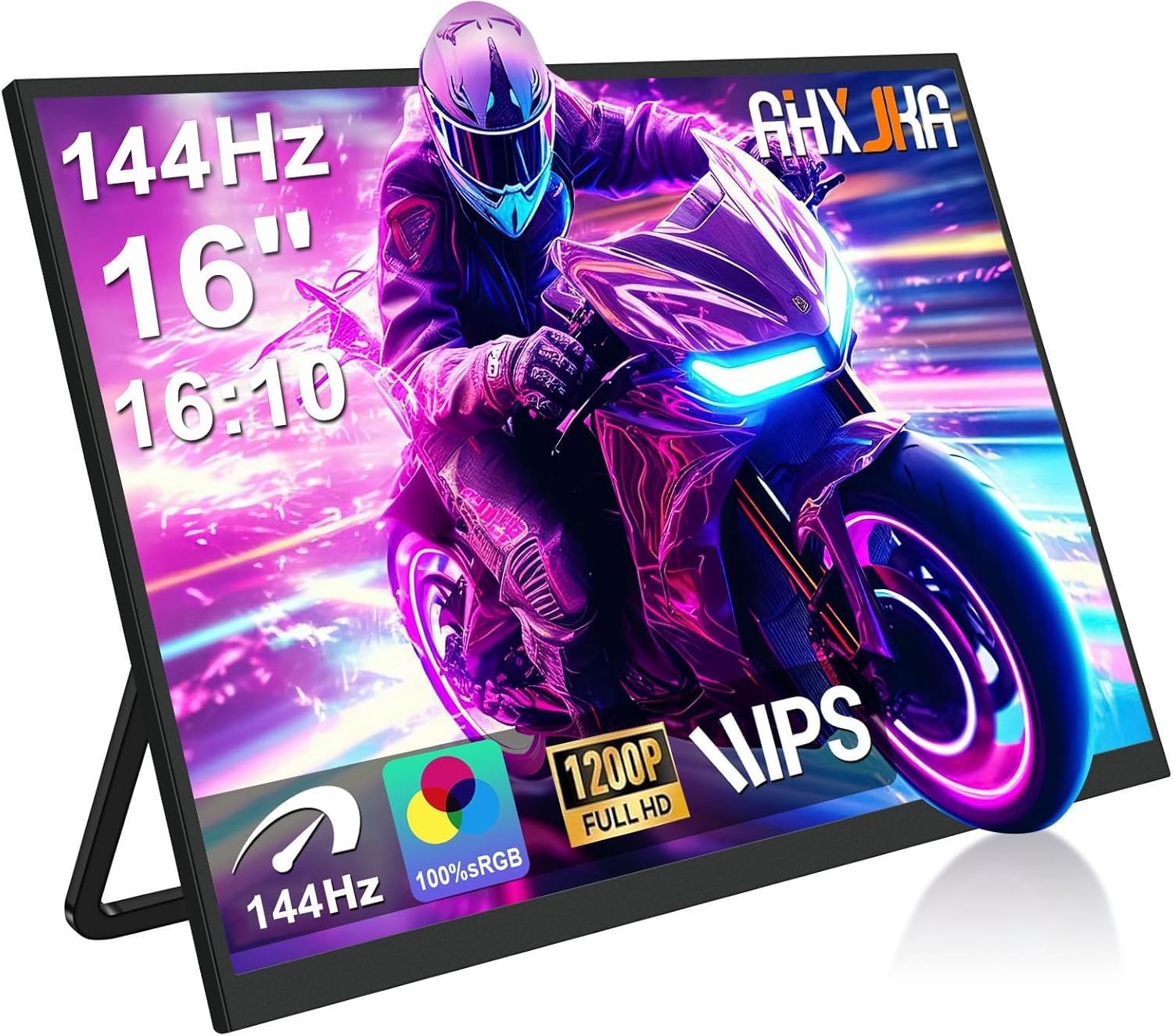 AHXJKA 16" Portable Monitor 144Hz 1200P