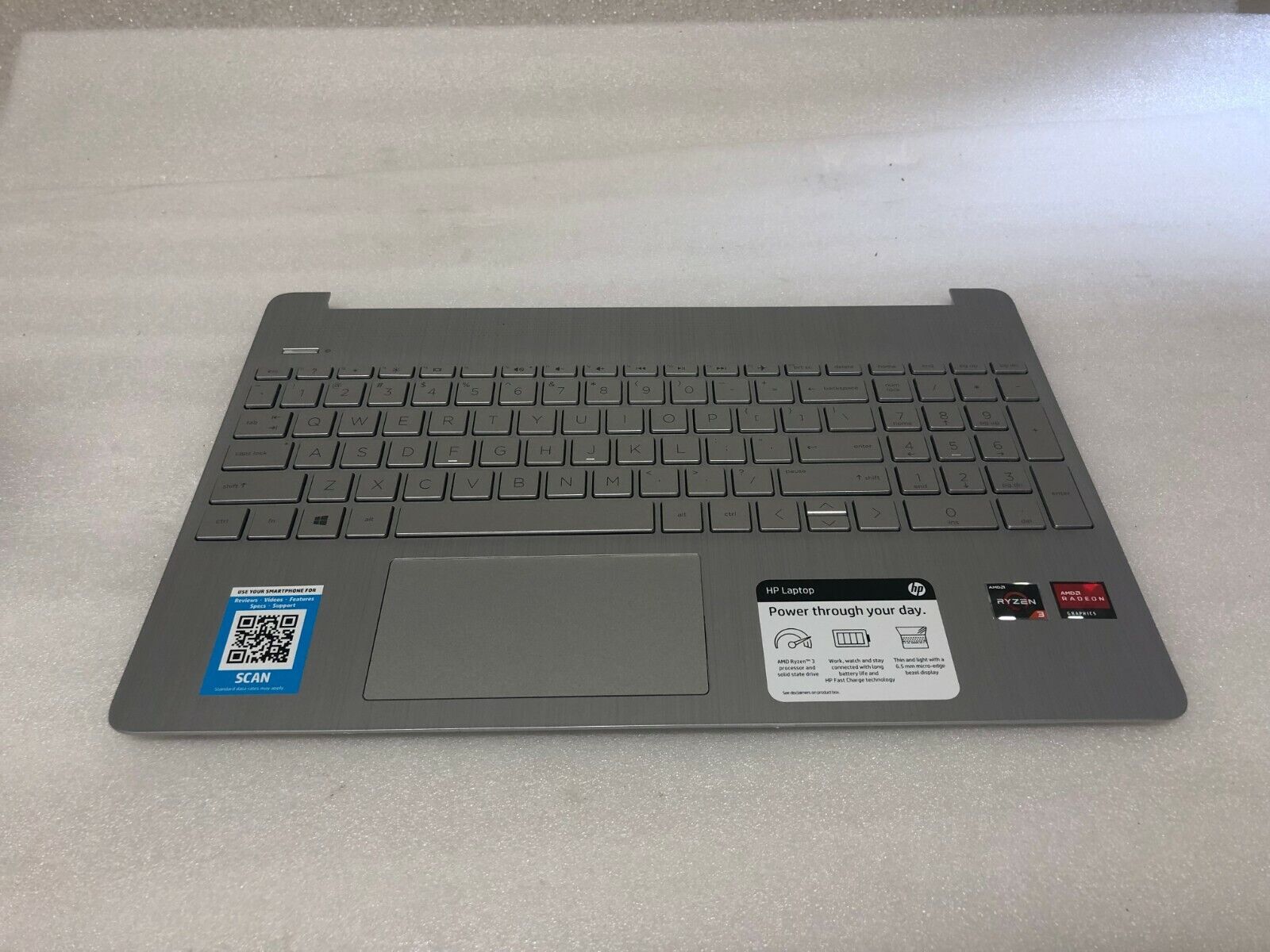 HP 15-ef1021nr 15-ef002enr 15-dy2046ms palmrest touch pad keyboard M17184-001