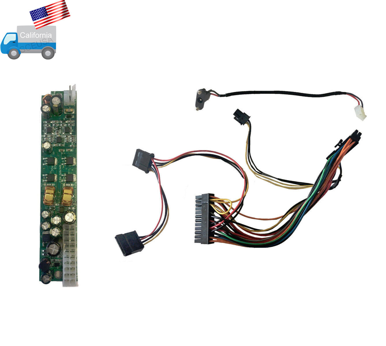 New 90W /120W Peak 12V DC Adapter to ATX PSU 80% efficiency for Pico/Mini ITX PC