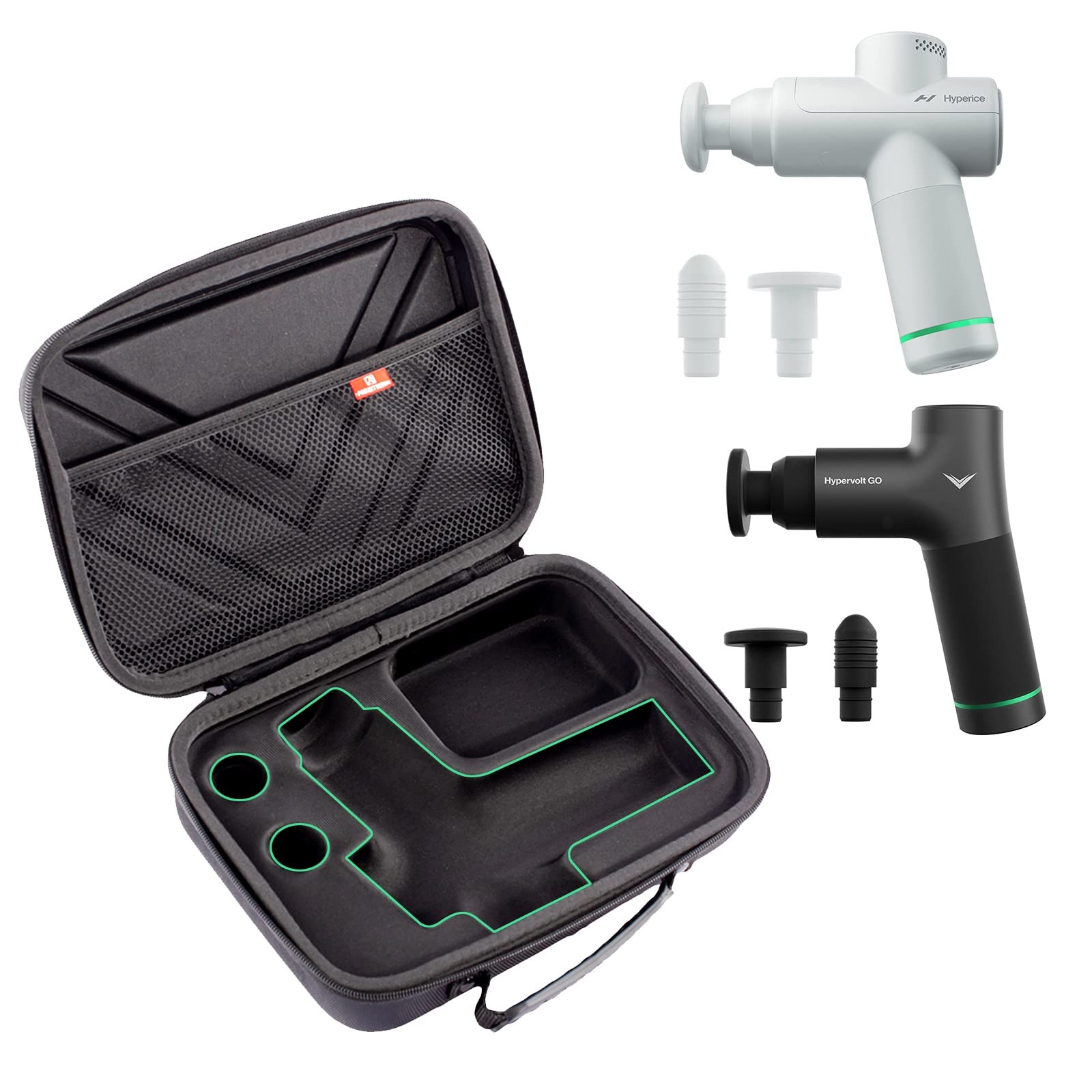 Case for Hypervolt GO 2/Hypervolt GO, Waterproof Shock Resistant Carrying
