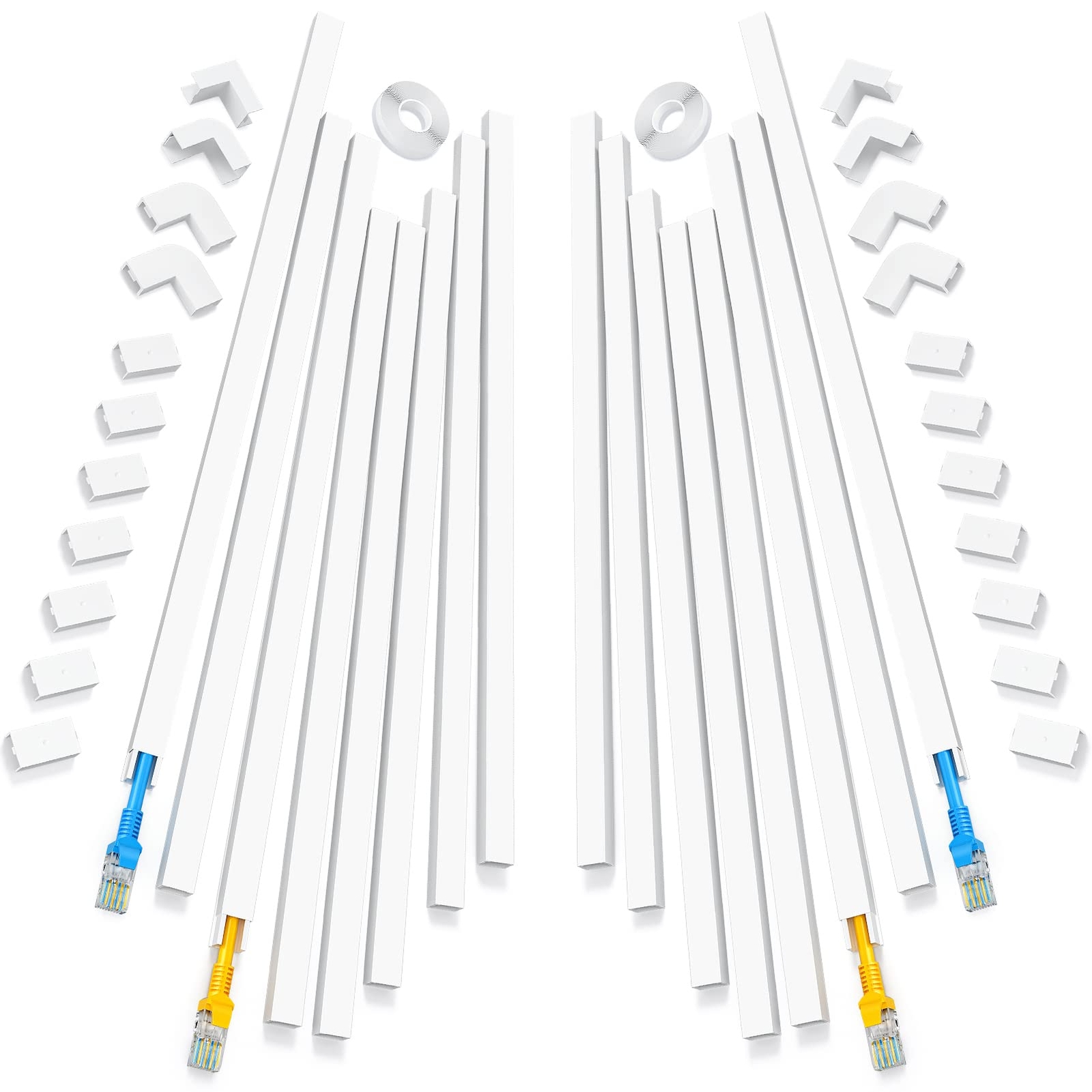 250in Cord Hider Onecord Cable Concealer Small Cord Cover On Wall Cable Manageme