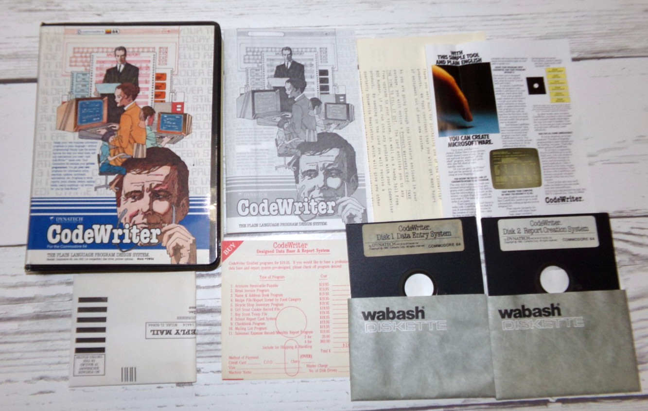 Dynatech CodeWriter Code Writer  for Commodore 64 5.25" Floppy