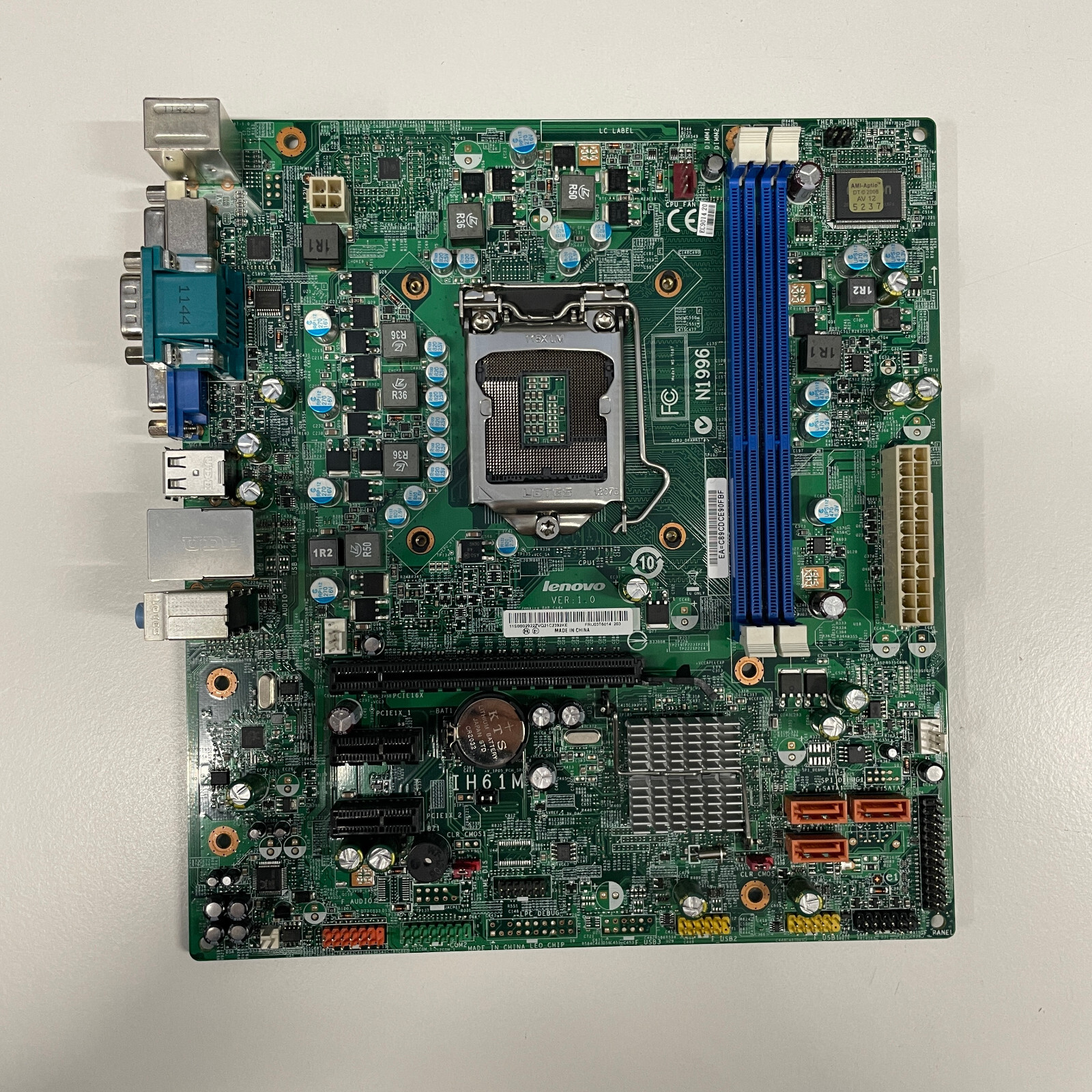 Lenovo ThinkCentre M71e Series Intel H61 Socket LGA1155 DDR3 Motherboard 03T6014