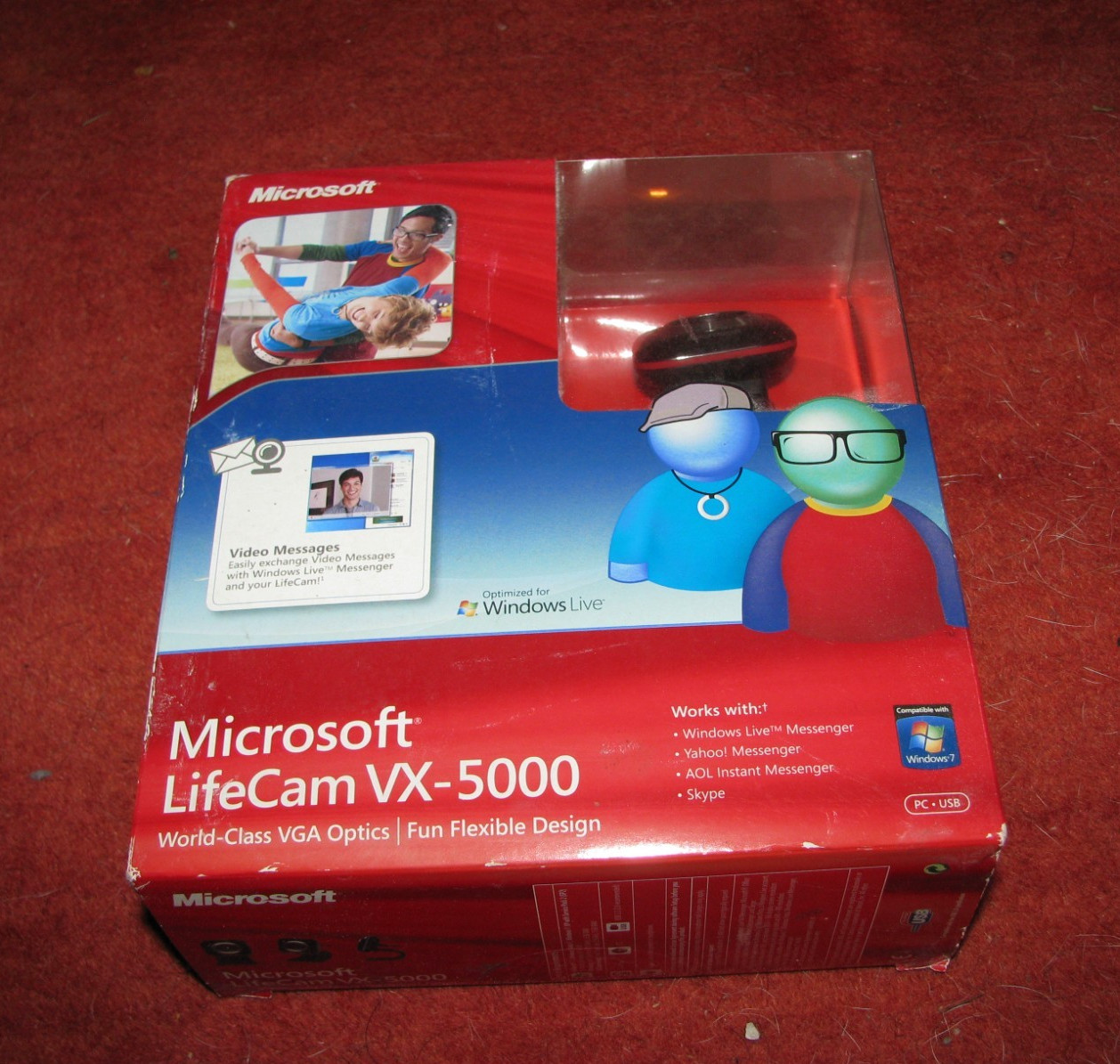 Microsoft LifeCam VX-500 (Web Cam, computer video)
