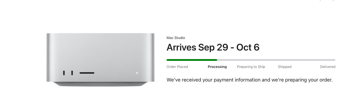 Apple Mac Studio M5 Ultra 256GB RAM, 36-core CPU, 80-core GPU PREORDER SEPTEMBER
