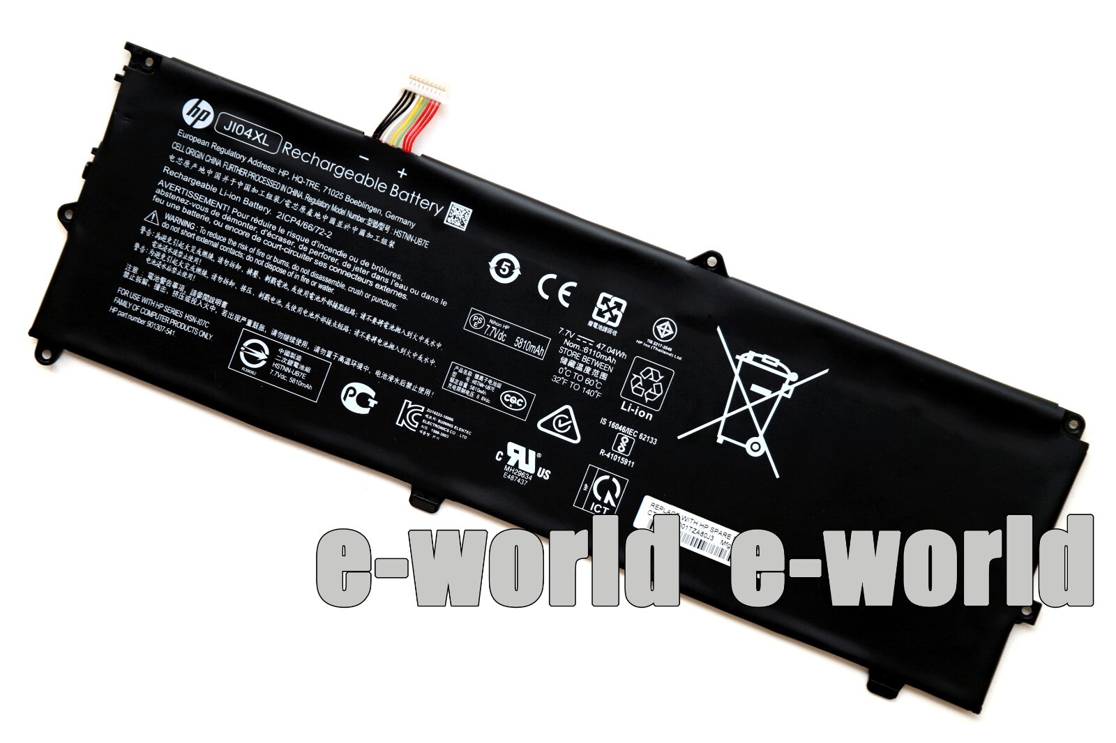 New Genuine JI04XL Battery For HP EliteBook X2 1012 G2 HSTNN-UB7E 901247-855