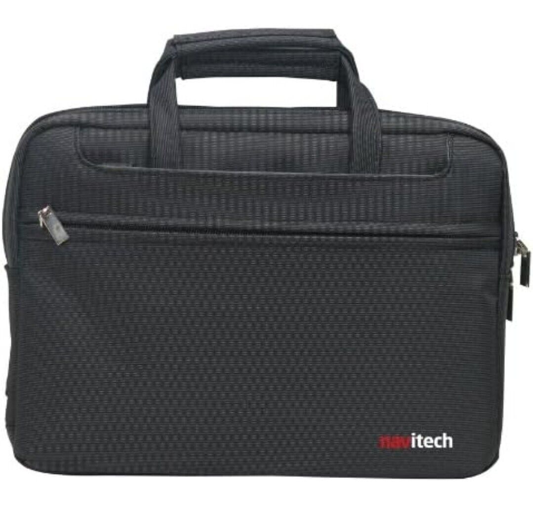 Navitech Black Laptop/Notebook/Tablet Case Cover Briefcase Up to 12.1