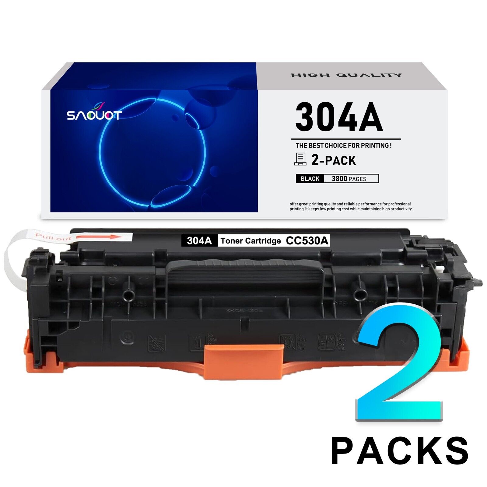 304A Toner Cartridges Replacement for HP 304A Color CP2025 CM2320fxi MFP CP2025n