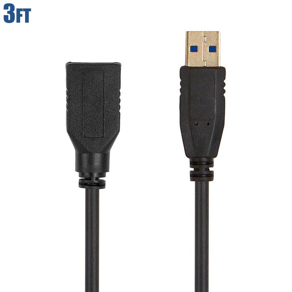 1.5 3 6FT USB-A 3.0 Male to Female SuperSpeed Data Sync Charge Extension Cable