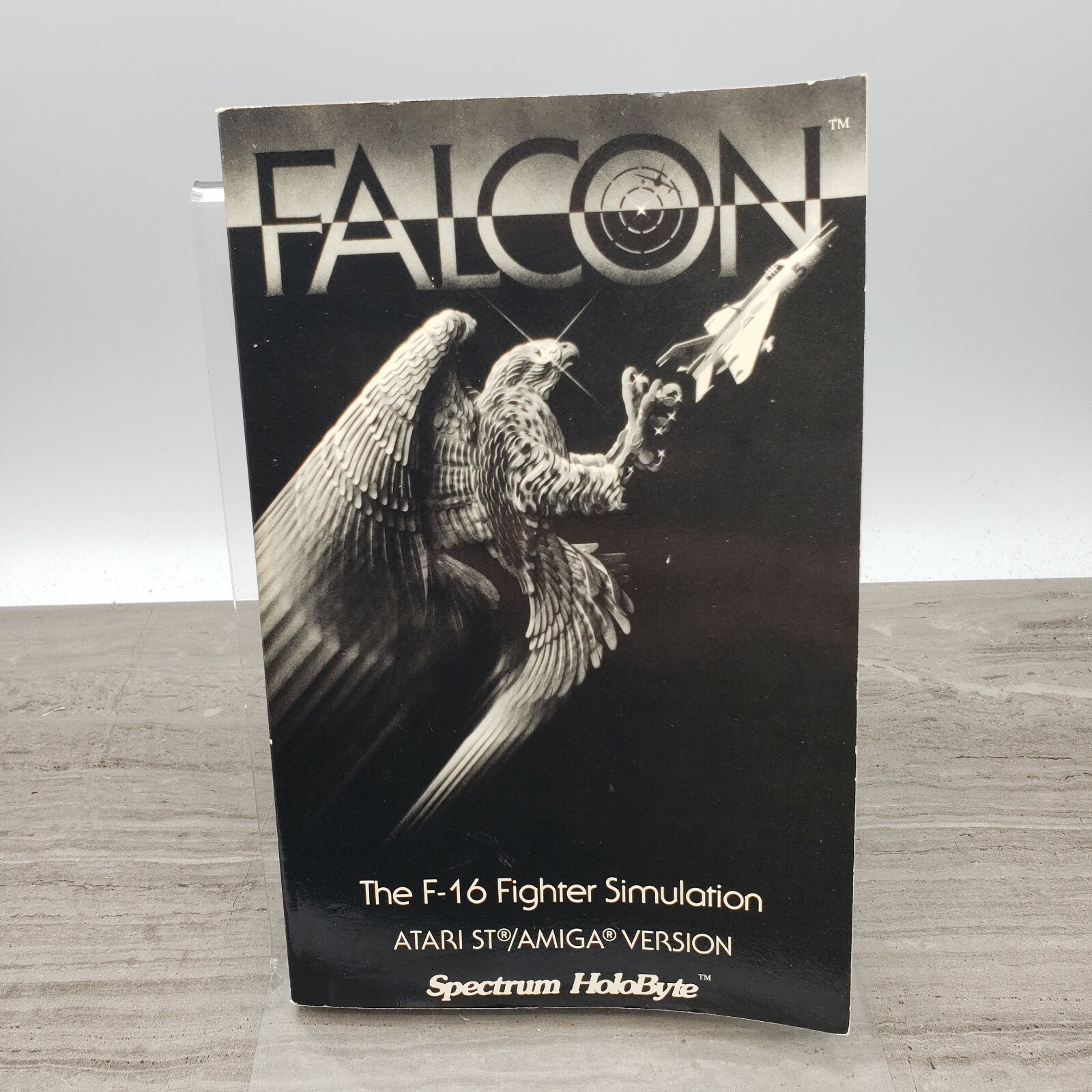 1987 Amiga Falcon F-16 Fighter Jet Simulation by Spectrum Holobyte MANUAL ONLY