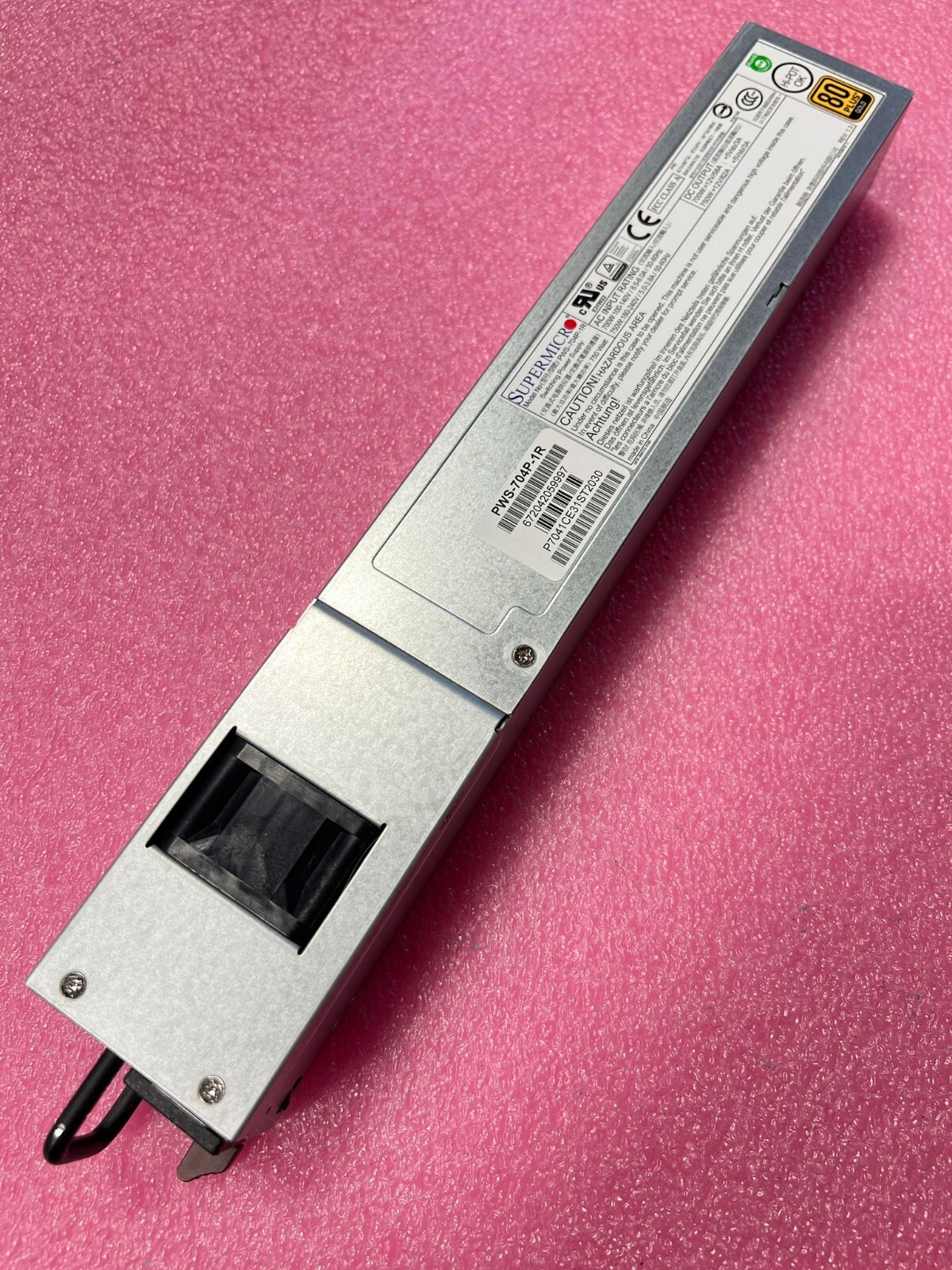 Supermicro PWS-704P-1R Switching 750W PSU 80 Plus Gold 1U Redundant Power Supply