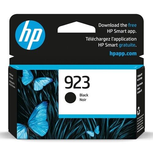 HP 923 BLACK ORIGINAL INK CARTRIDGE, 4K0T3LN