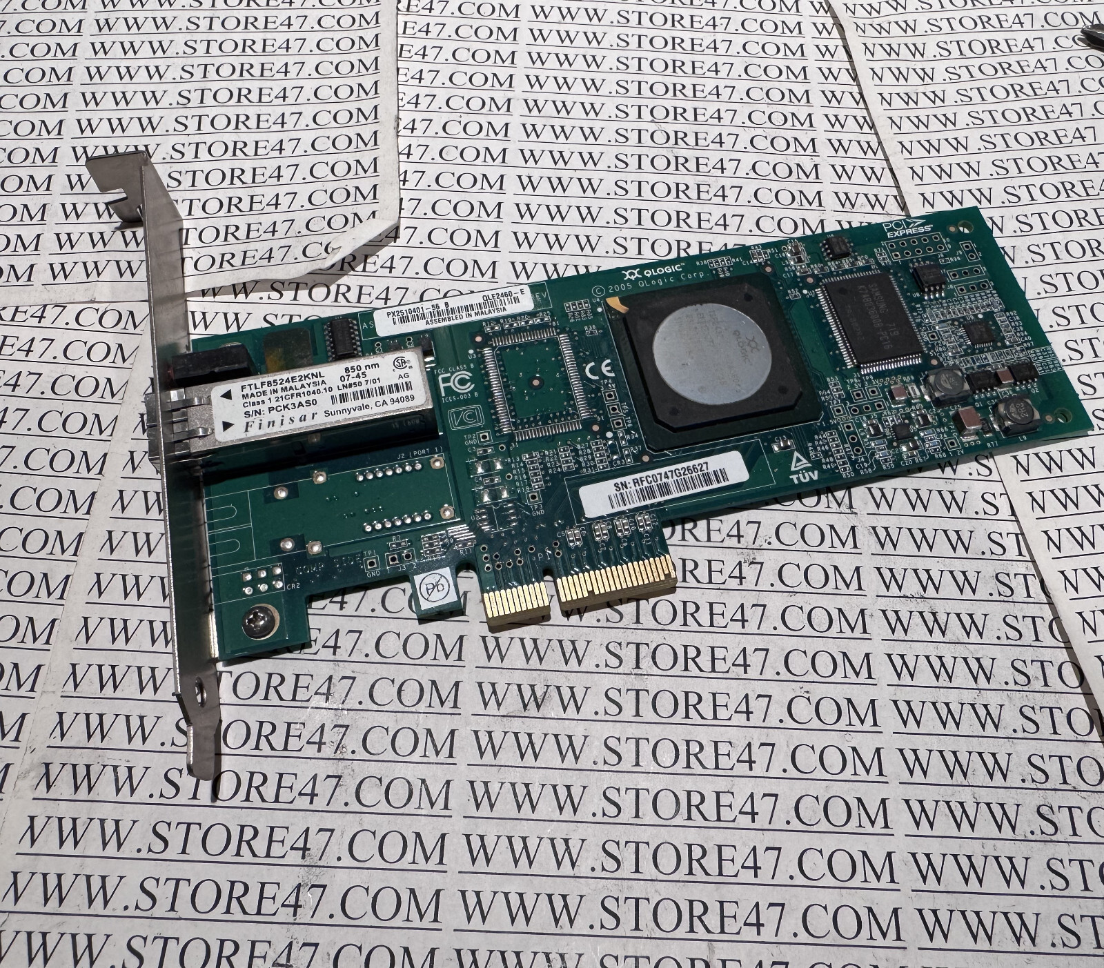 QLogic QLE2460-E 4Gb/s PCI-e Fibre Channel HBA Card PX2510401-56 B