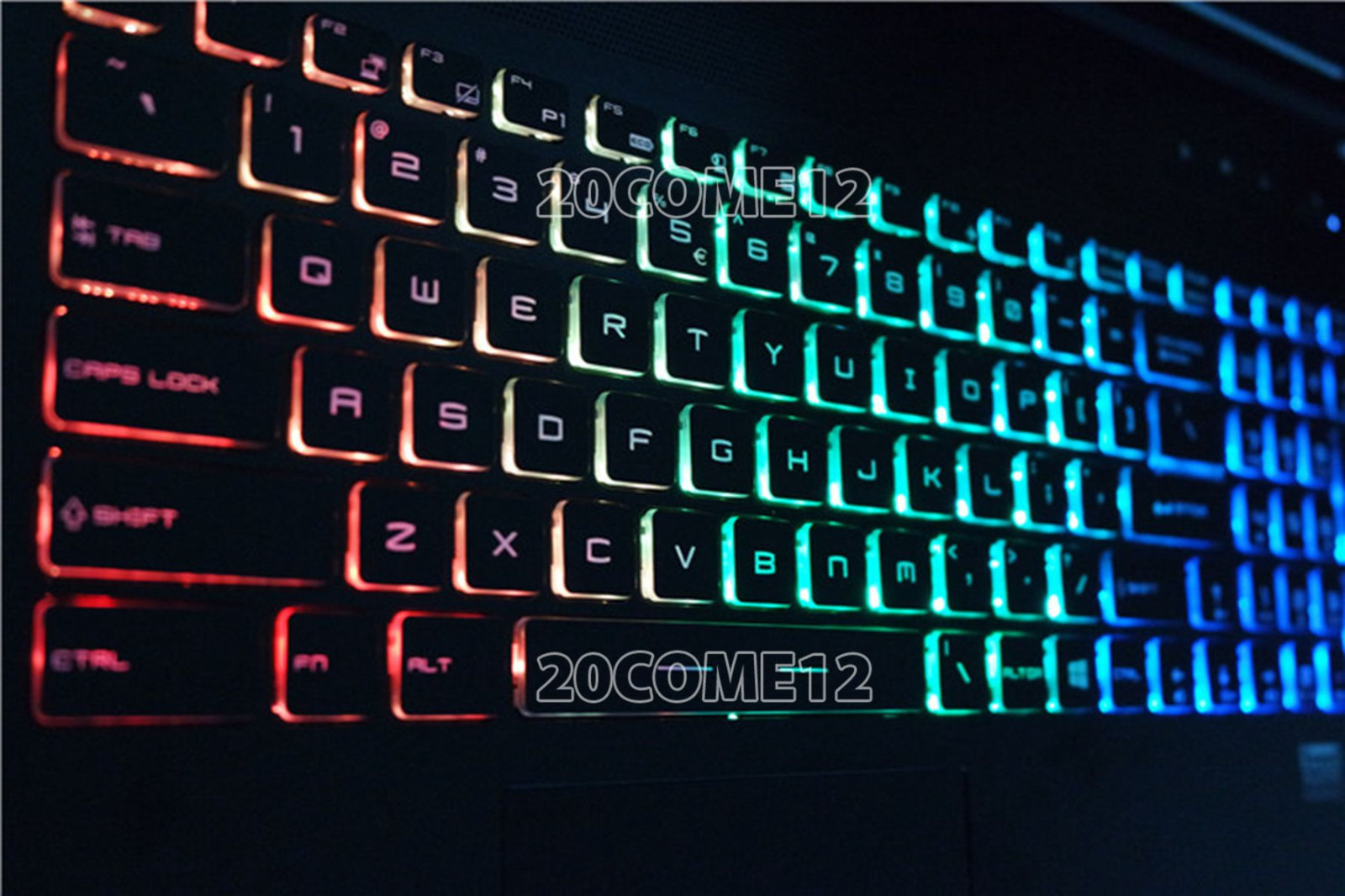 For MSI GP72M 7REX GP62 7RDX keyboard Color Backlit Turkish Klavye TR Crystal