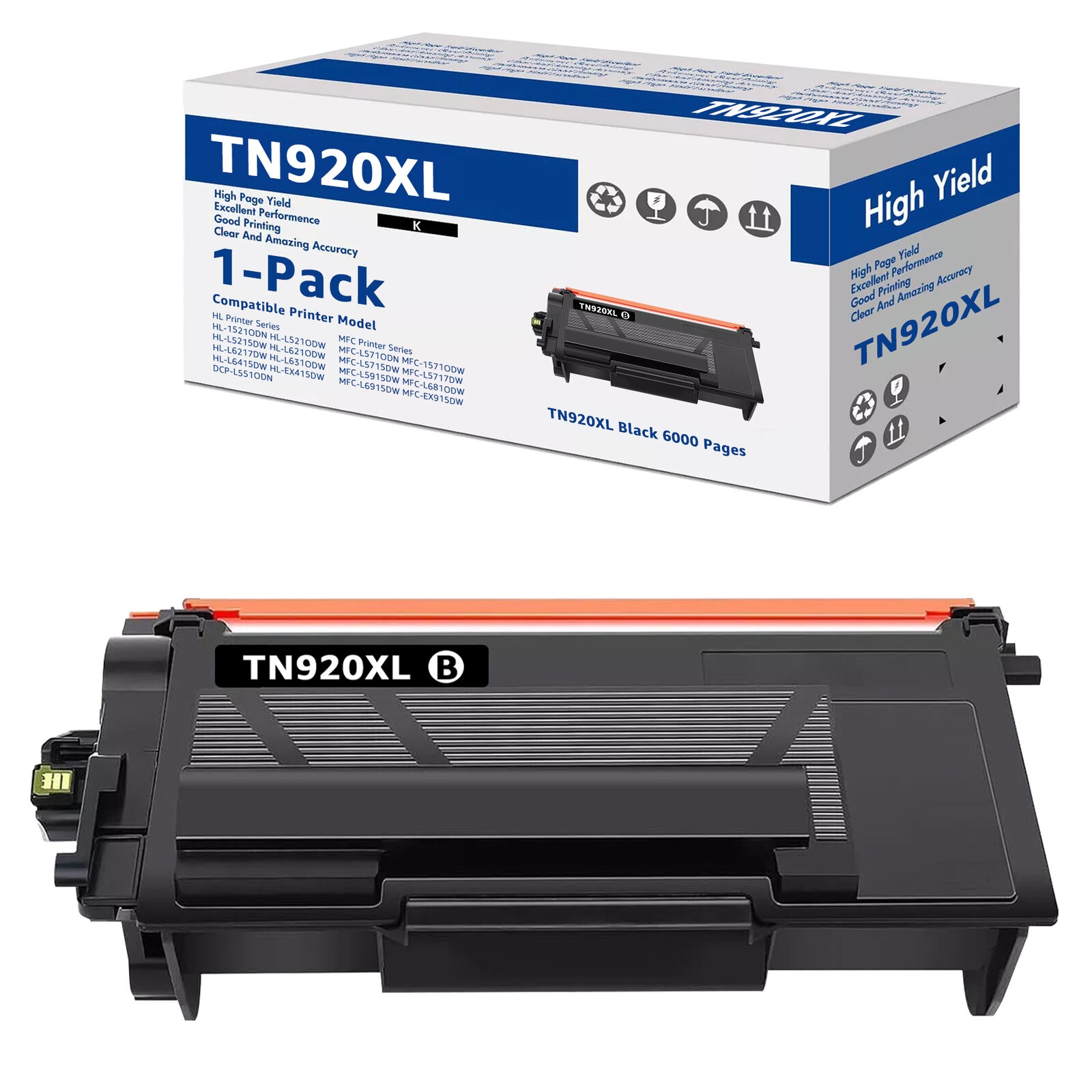For Brother TN920 Toner Cartridge (With Chip) TN920XL TN920XXL MFC-L5715DW 
