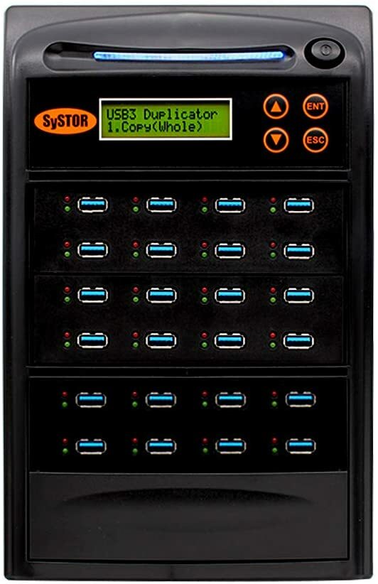 Systor 1:23 USB Duplicator & Sanitizer 6GB/Min Flash Cloner/Eraser 2 YR WARRANTY