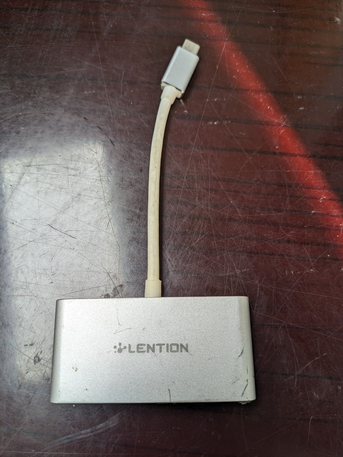 Lention USB-C to USB-A Power Adapter C13 Rose Gold 1:3 Apple Compatible